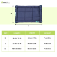 Petter World Luxury Outdoor Foamed Crate Mat with Padded Perimeters for Extra Support for Dogs (Ensign Blue) Discount