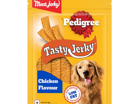 Pedigree Chicken & Liver Flavour Tasty Jerky Dog Treat Online