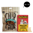 Furlicks Skin & Coat Supplement and Chip Chops Chicken and Codfish Rolls Treats Combo for Dogs Cheap