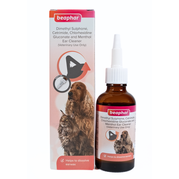 Beaphar Gluconate and Menthol Ear Cleaner for Dogs and Cats For Sale