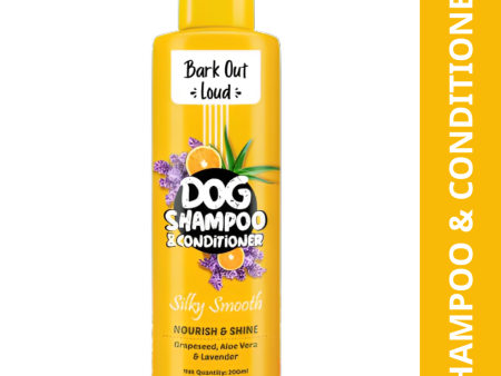 Bark Out Loud Silky Smooth Shampoo & Conditioner for Dogs Supply