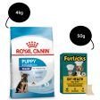 Royal Canin Maxi Puppy Dry Food and Furlicks Gut Health Supplement Combo for Dogs Online Hot Sale