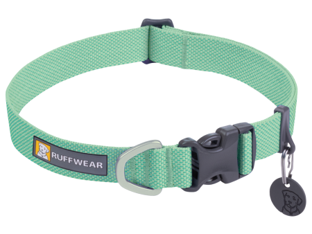 Ruffwear Hi & Light Lightweight Collar for Dogs (Sage Green) on Sale