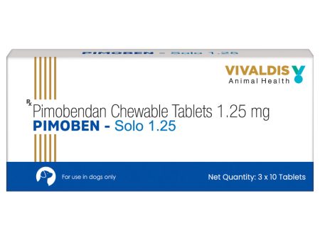 Vivaldis Pimoben (Pimobendan) Solo 1.25mg Tablet for Dogs Supply