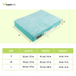 Petter World Micro Fur Orthopedic Mattress Bed with Memory Foam Base for Dogs (Turquoise) on Sale