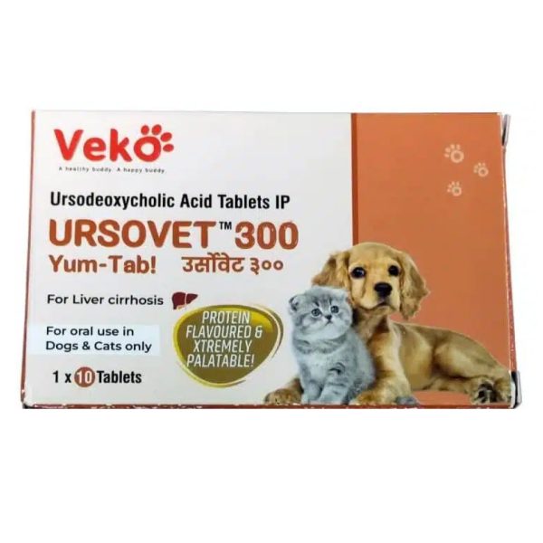 Veko Ursovet 300 Tablets for Dogs and Cats (pack of 10 tablets) Fashion