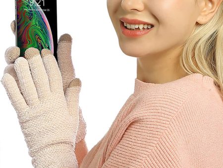 Wholesale Touch Screen Gloves Winter Outdoor Cold-proof Warm Knitted Gloves Cheap