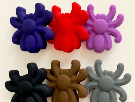 Wholesale10PCS  Silicone Solid Color Spider Beads Online Sale