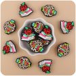 Wholesale Cartoon Books Apples Teachers Silicone Focal Beads Hot on Sale