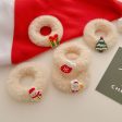 Wholesale Christmas Hair Accessories Cute Plush Scrunchie Supply