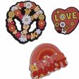 Wholesale 10PCS Anti-War Series Love and Peace DIY Silicone Beads Online now