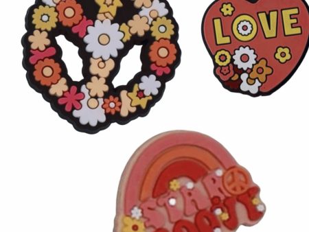 Wholesale 10PCS Anti-War Series Love and Peace DIY Silicone Beads Online now