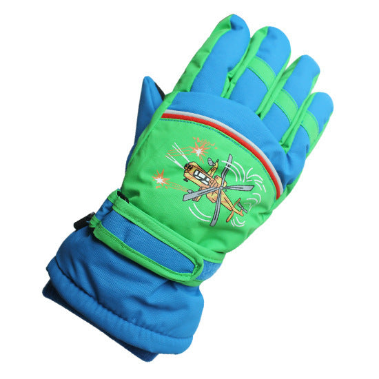 Wholesale of Children s Ski Velvet Gloves Cheap