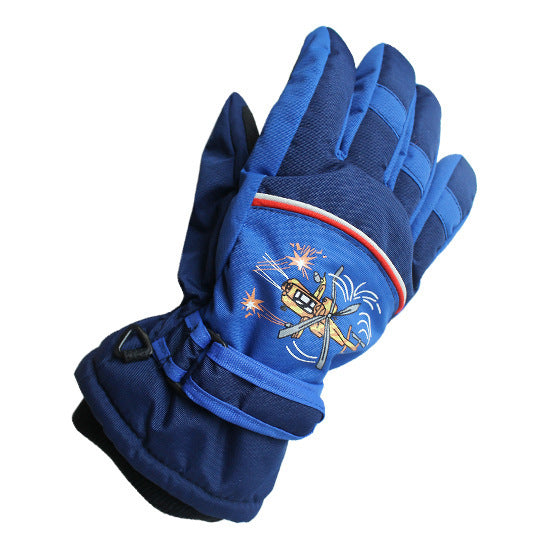 Wholesale of Children s Ski Velvet Gloves Cheap