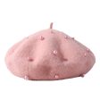 Wholesale Autumn and Winter Pearl Children s Beret Pearl Hat Online Sale