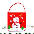 Wholesale Christmas DIY Candy Bag Kindergarten Handmade Non Woven Material Bag For Discount