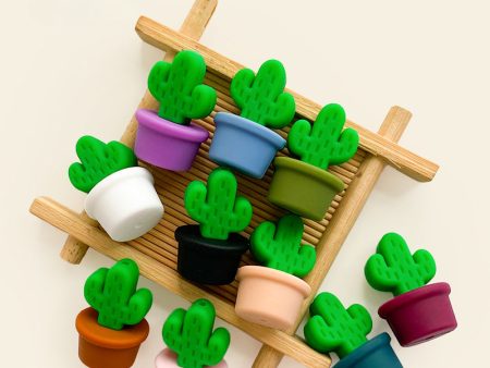 Wholesale of 10PCS Mini Cactus Silicone Beads Sale