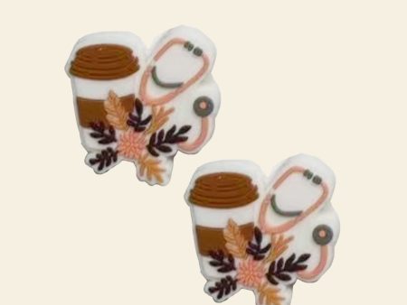 Wholesale 10PCS Coffee Cup Stethoscope Silicone Beads Online