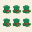 Wholesale 10PCS Carton Green Hat Silicone Beads Fashion