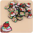 Wholesale Cartoon Books Apples Teachers Silicone Focal Beads Hot on Sale