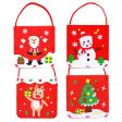 Wholesale Christmas DIY Candy Bag Kindergarten Handmade Non Woven Material Bag For Discount