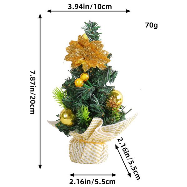 Wholesale Mini Christmas Tree Restaurant Tabletop Christmas Decorations Online now