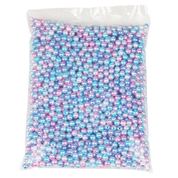 Wholesale 10mm Dual Color Gradient Beads ABS Imitation Pearl DIY Bead Accessories Cheap