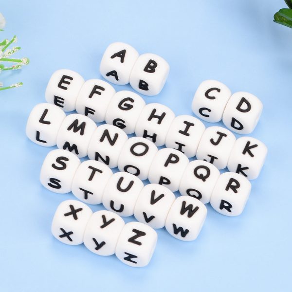 Wholesale Silicone Letters DIY Beads For Cheap