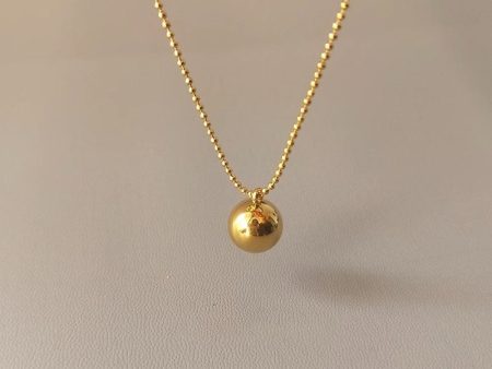 Wholesale Titanium Steel Small Ball Necklace Supply