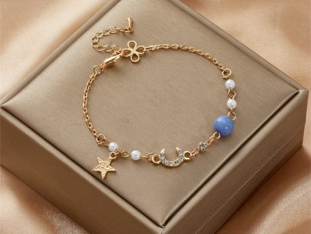 Wholesale Sun Moon Star Pearl Bracelet Supply