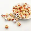 Wholesale 10pcs Autumn Thanksgiving Wooden Beads Online Hot Sale