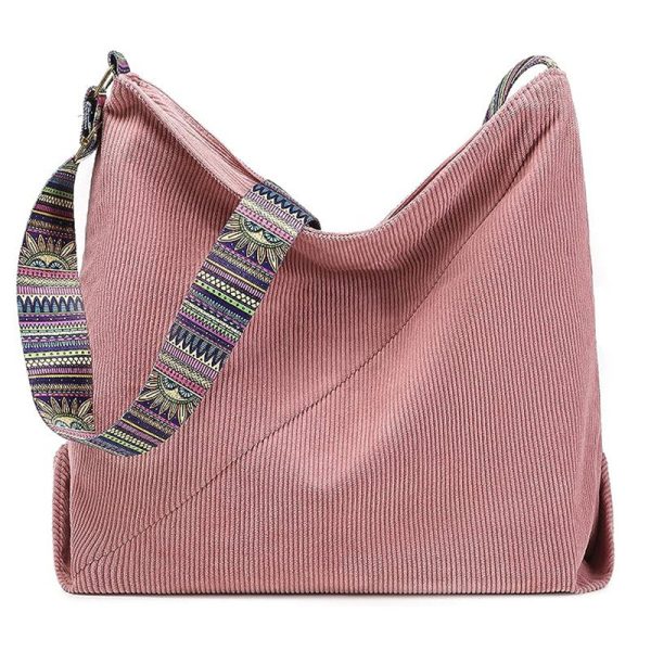 Wholesale Corduroy High-capacity Single Shoulder Crossbody Women s Bags Online Hot Sale