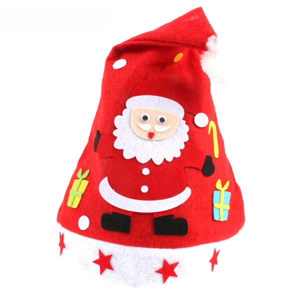 Wholesale Handmade DIY Christmas Hat Kindergarten Creative DIY Production Material Pack Online now