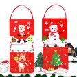 Wholesale Christmas DIY Candy Bag Kindergarten Handmade Non Woven Material Bag For Discount