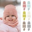 Wholesale Children s Hat Bow Baby Hat Scarf Gloves Set Discount