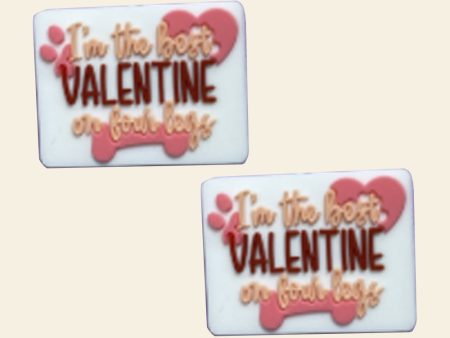 Wholesale 10PCS Valentine s Day Letters Silicone Beads Discount