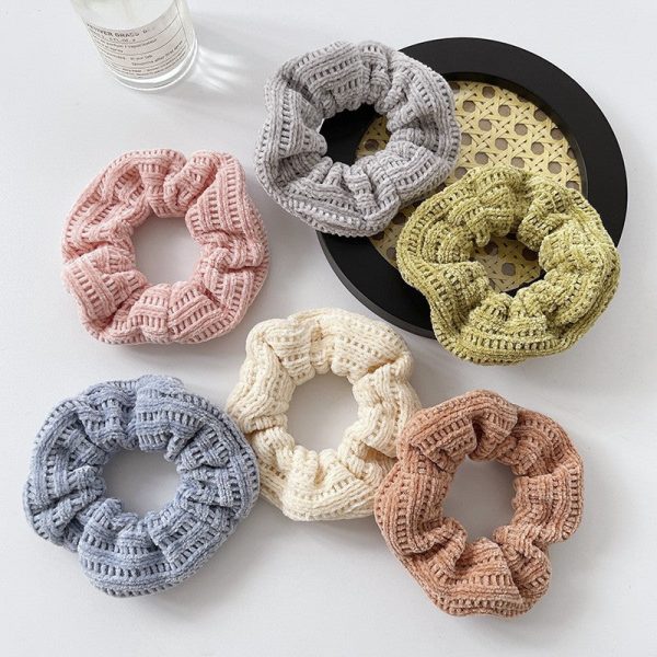 Wholesale Autumn and Winter Woolen Knitted Large Intestine Hair Ties Online Sale