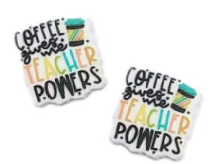 Wholesale 10pcs Letter Coffee Cup Focal Beads For Cheap