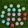 Wholesale 50 PCS DIY Silicone Fine Glitter Beads Supply