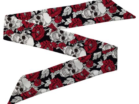 Wholesale Fresh Flower Skull Polyester Hair Bands Supply