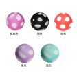 Wholesale 50PCSPolka Dot Cartoon Leopard Print Silicone Balls on Sale