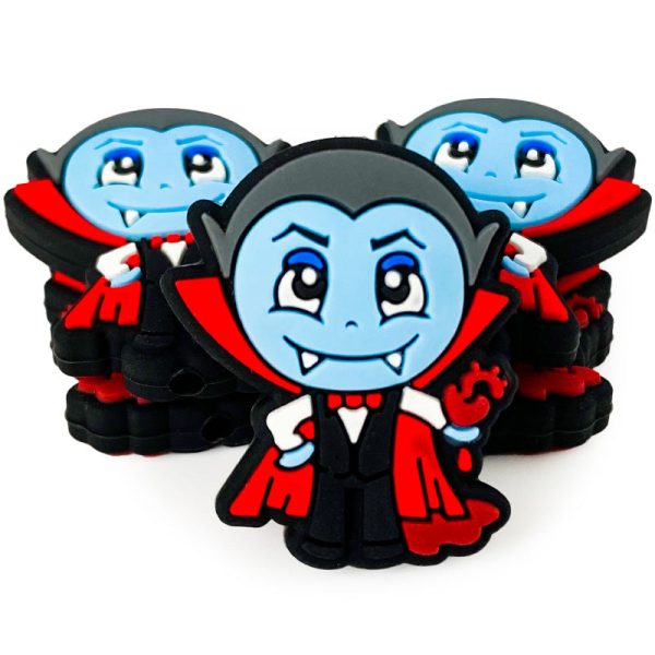 Wholesale 10pcs Cartoon Vampire Silicone Focus Beads For Sale