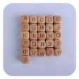 Wholesale 20PCS 26 English Letters DIY Wooden Beads on Sale