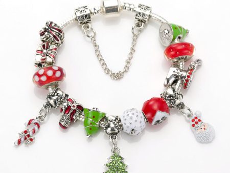 Wholesale Christmas DIY Beaded Crystal Bracelet Online