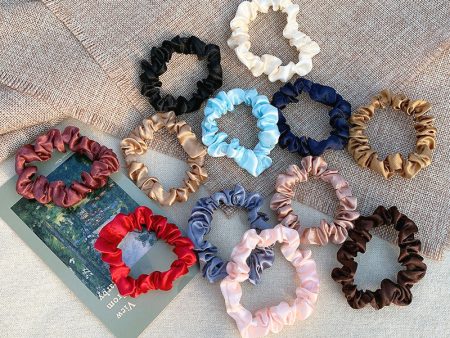 Wholesale Satin Small Hair Tie Hot on Sale