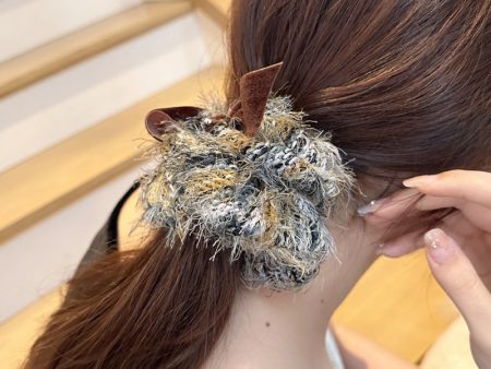 Wholesale Autumn and Winter Wool Knitting Bowknot Large Intestine Hair Loop Online now