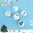 Wholesale 10PCS Christmas Decoration Wooden Beads DIY Children’s Round Beads Discount