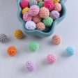 Wholesale 10PCS 16mm Wooden Cotton Thread Crochet Yarn Balls Online Sale