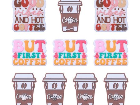 Wholesale 20 PCS DIY Coffee Cup Silicone Beads Cheap