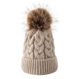 Wholesale Children s Autumn and Winter Hats Fur Ball Thickened Woolen Hat Discount